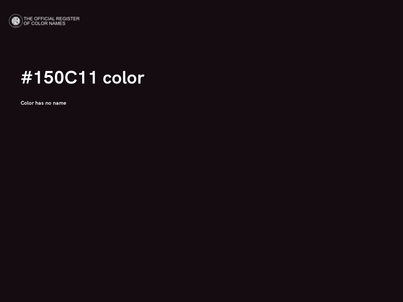 #150C11 color image