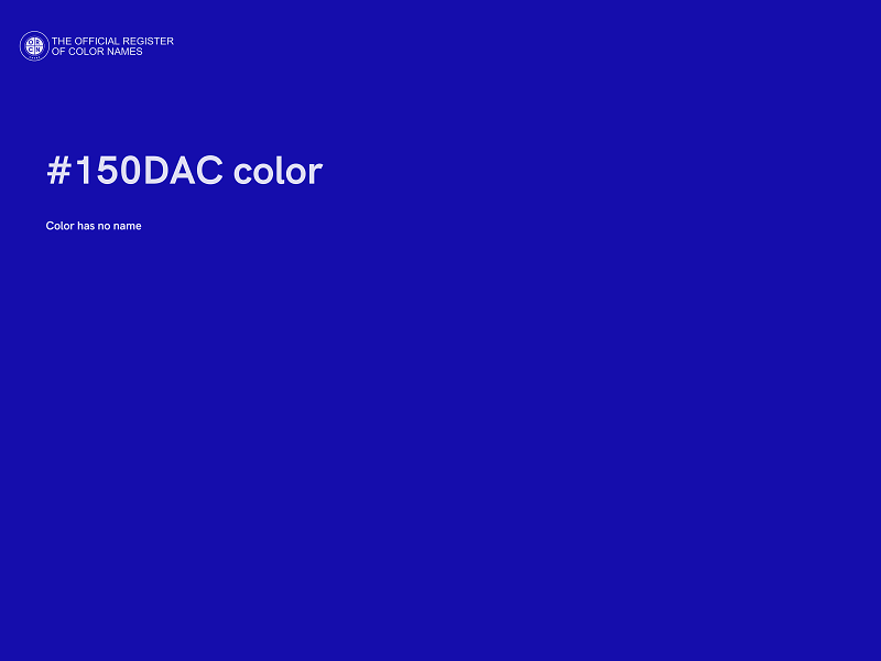 #150DAC color image