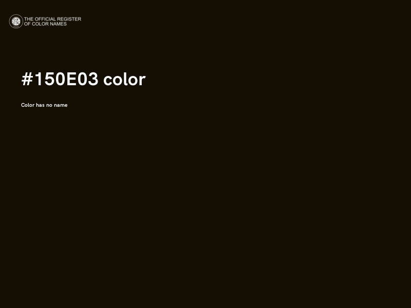 #150E03 color image