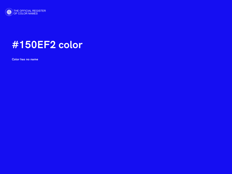 #150EF2 color image