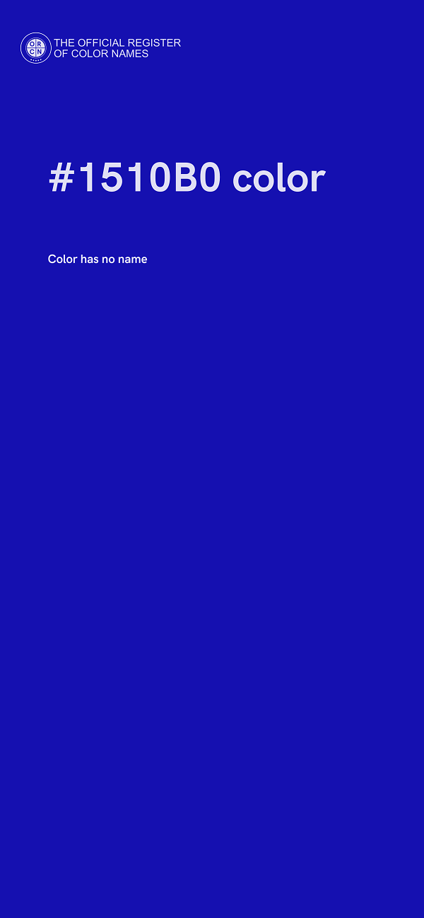 #1510B0 color image