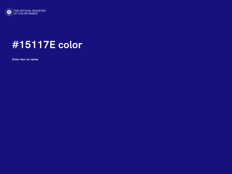 #15117E color image