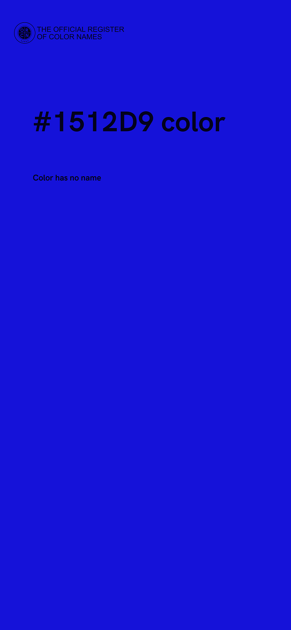 #1512D9 color image