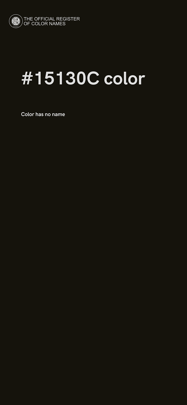 #15130C color image