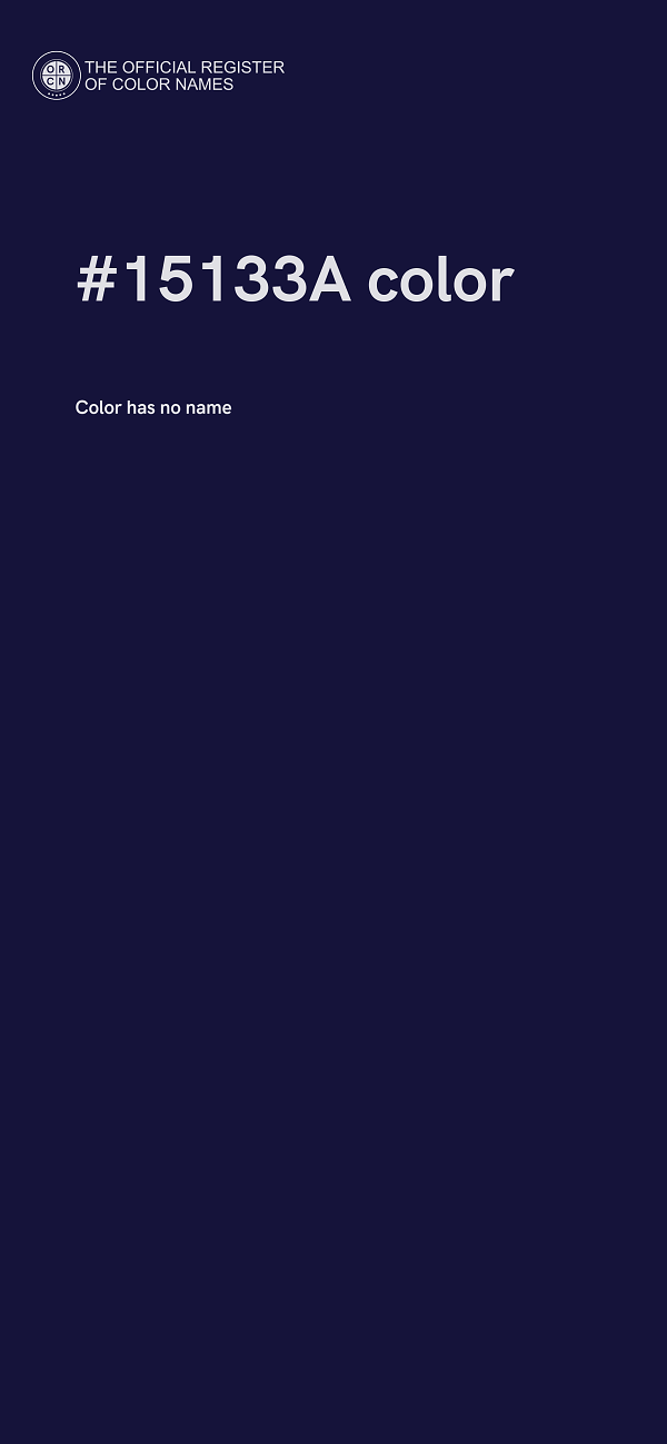 #15133A color image