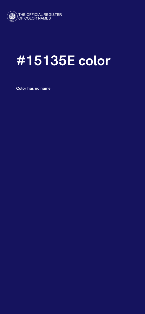 #15135E color image