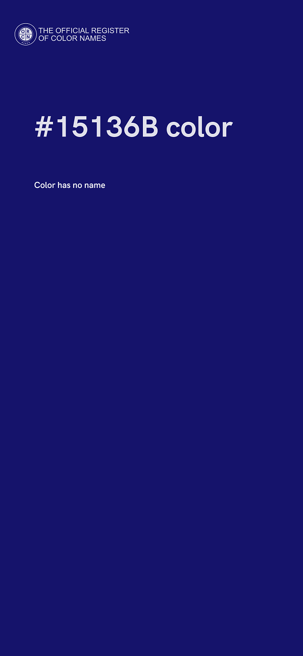 #15136B color image