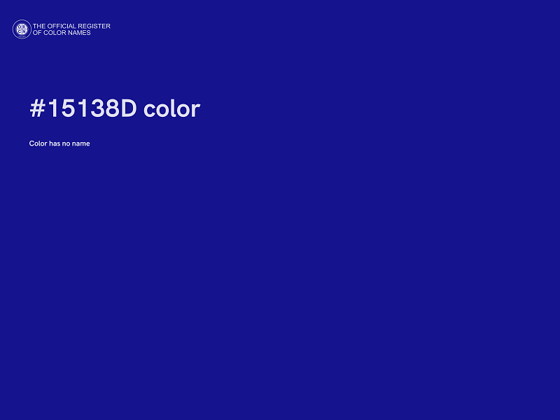 #15138D color image