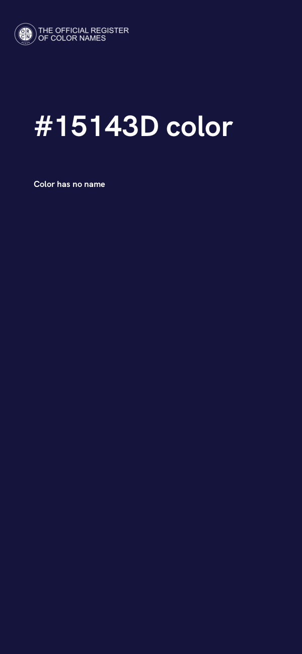#15143D color image