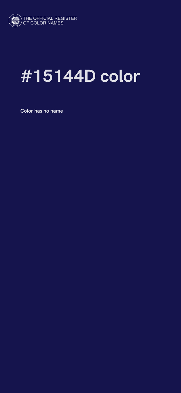 #15144D color image