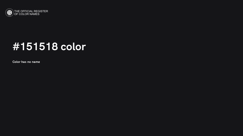 #151518 color image