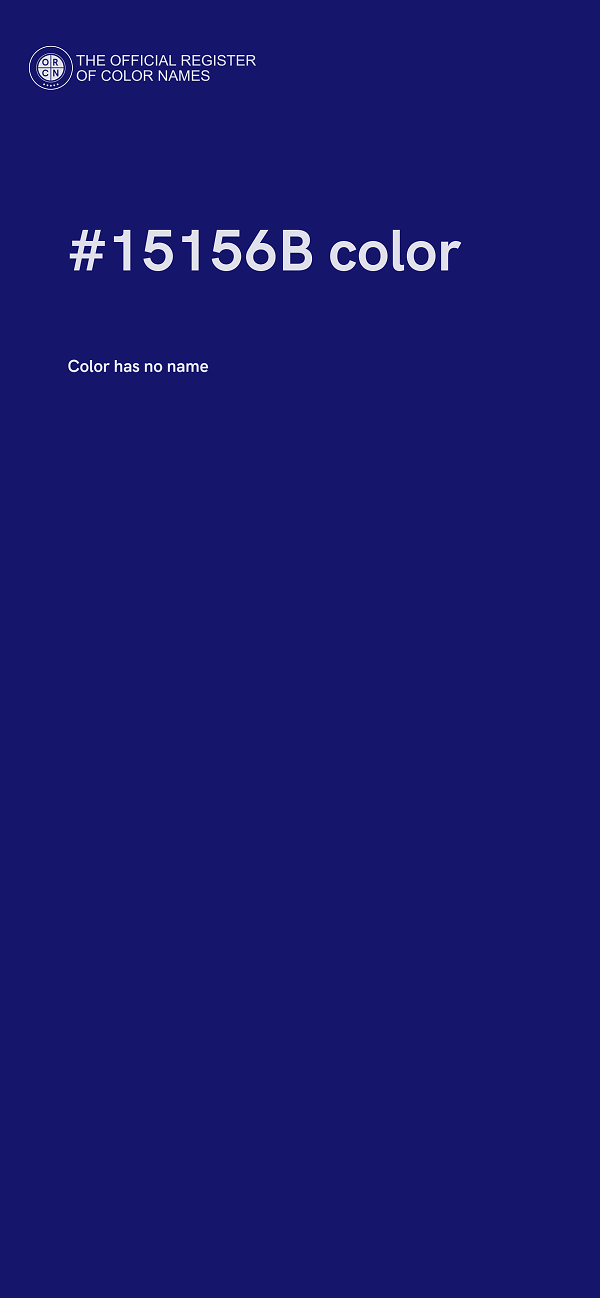 #15156B color image