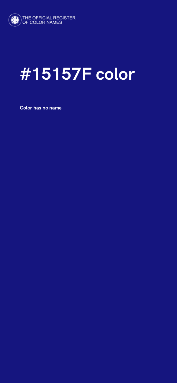#15157F color image