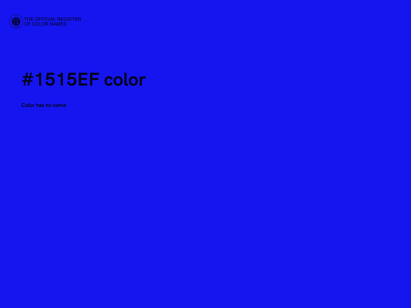 #1515EF color image