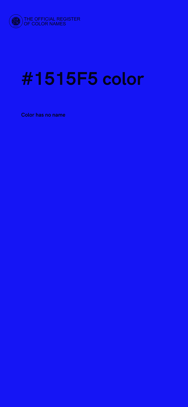 #1515F5 color image