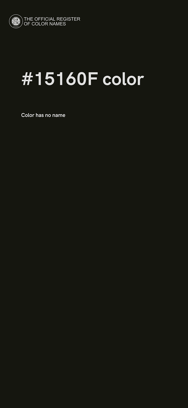 #15160F color image