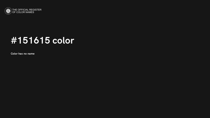#151615 color image