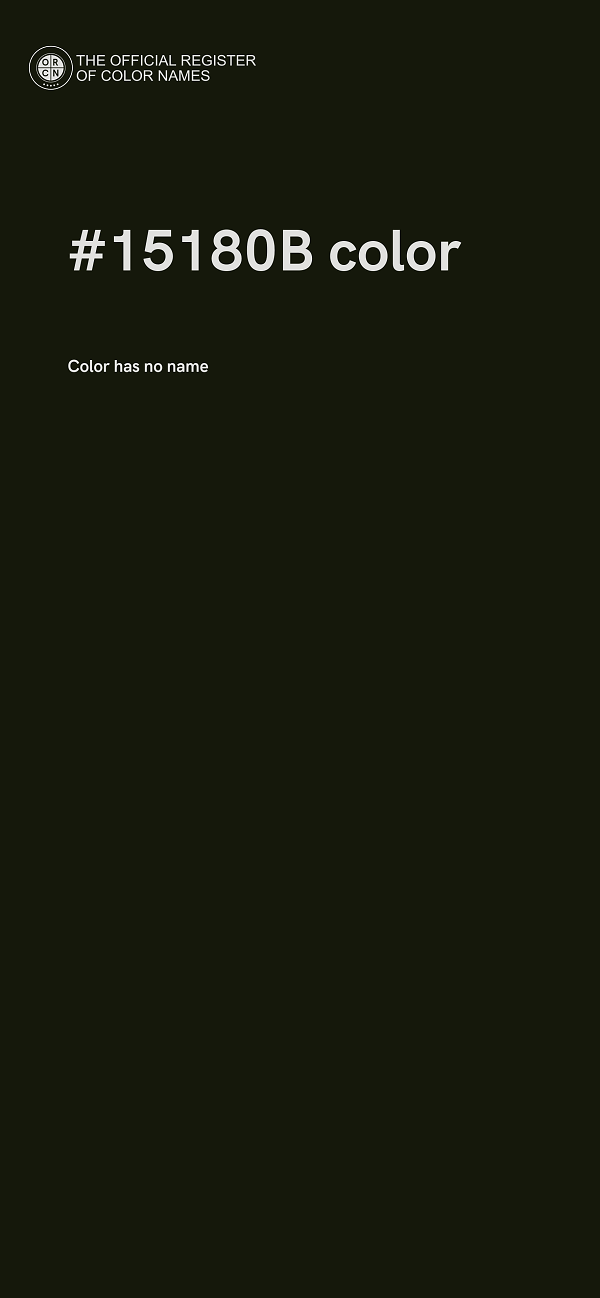 #15180B color image