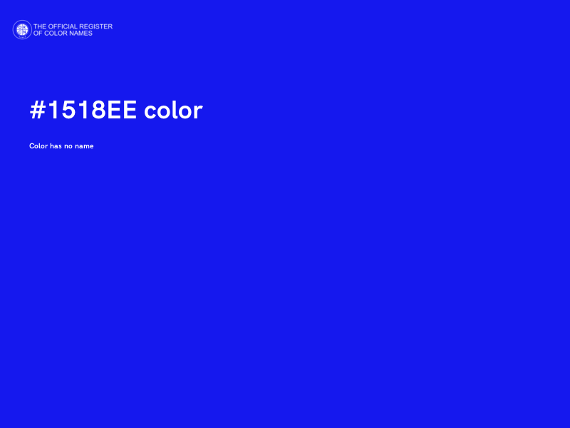 #1518EE color image