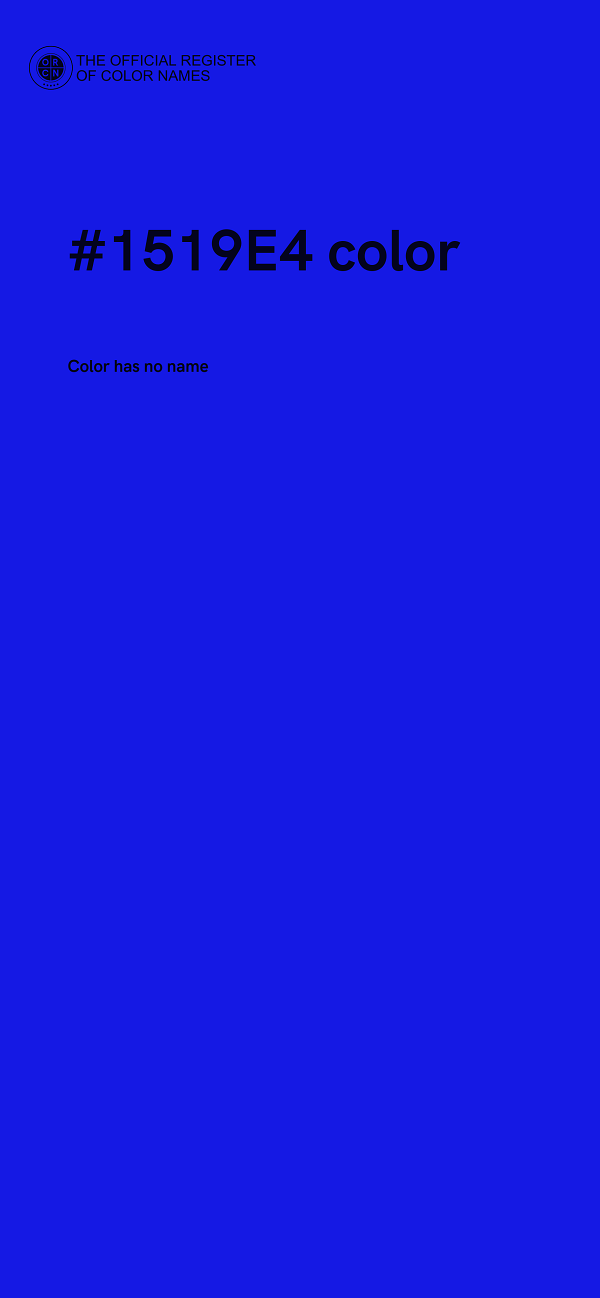 #1519E4 color image
