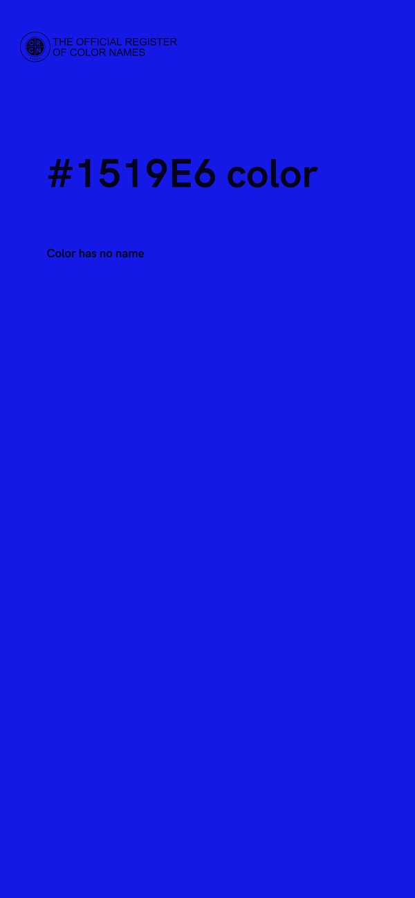 #1519E6 color image