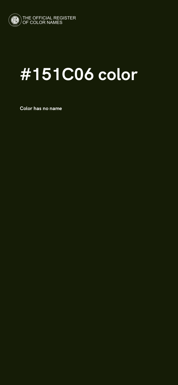 #151C06 color image