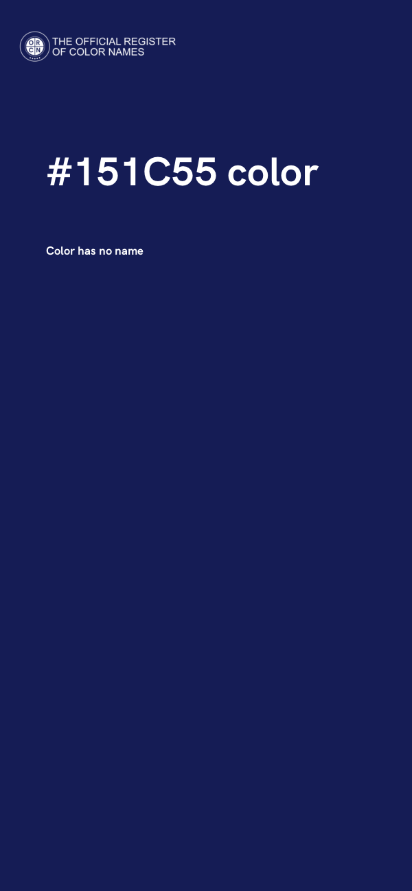 #151C55 color image