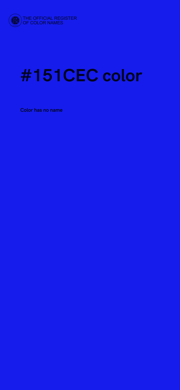 #151CEC color image