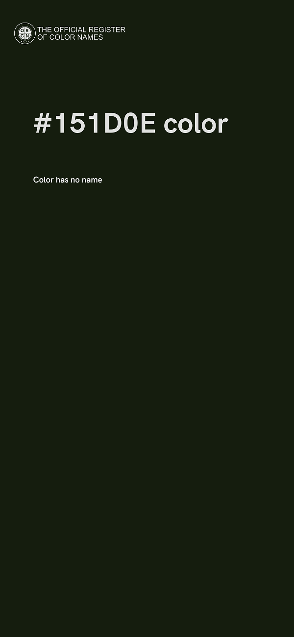 #151D0E color image