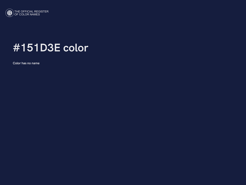 #151D3E color image