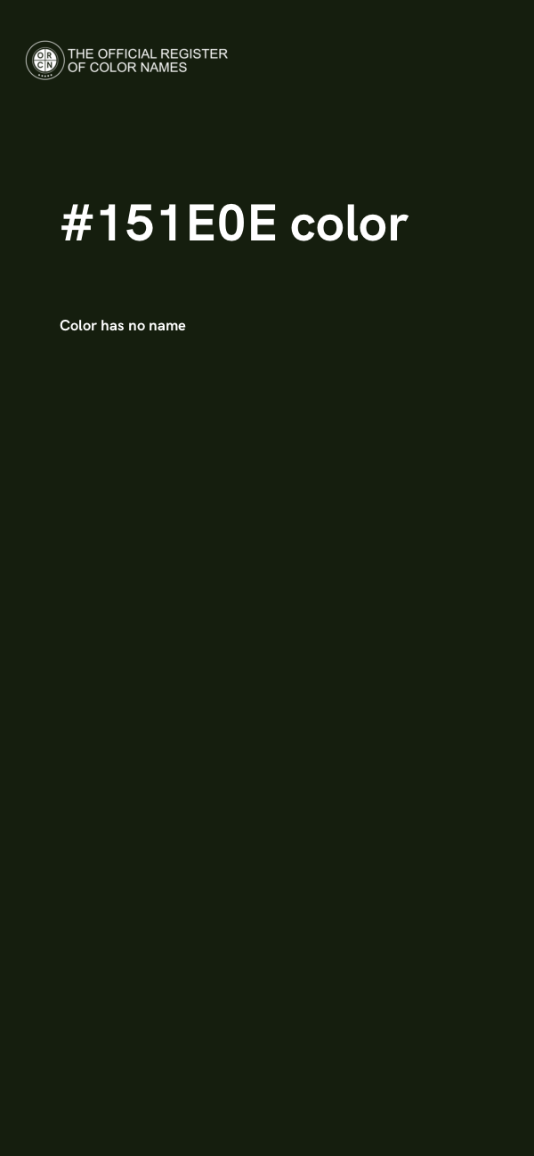 #151E0E color image