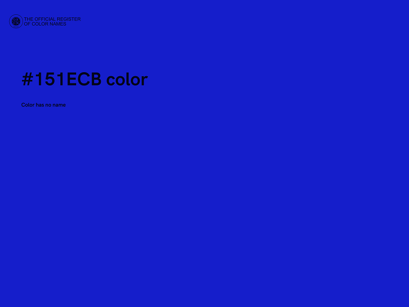 #151ECB color image