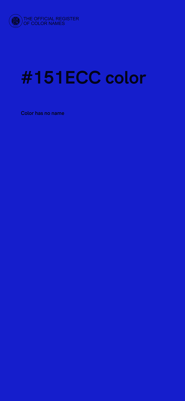 #151ECC color image