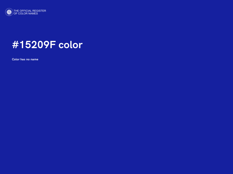 #15209F color image