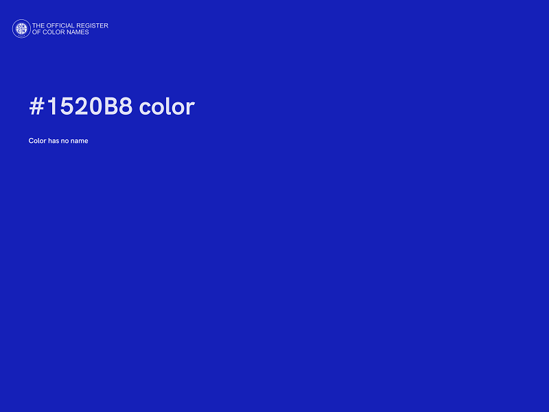 #1520B8 color image