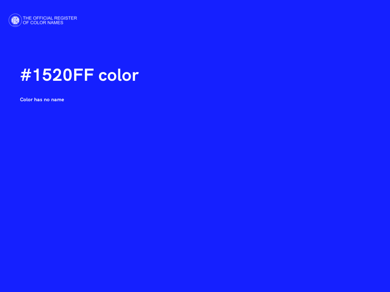 #1520FF color image
