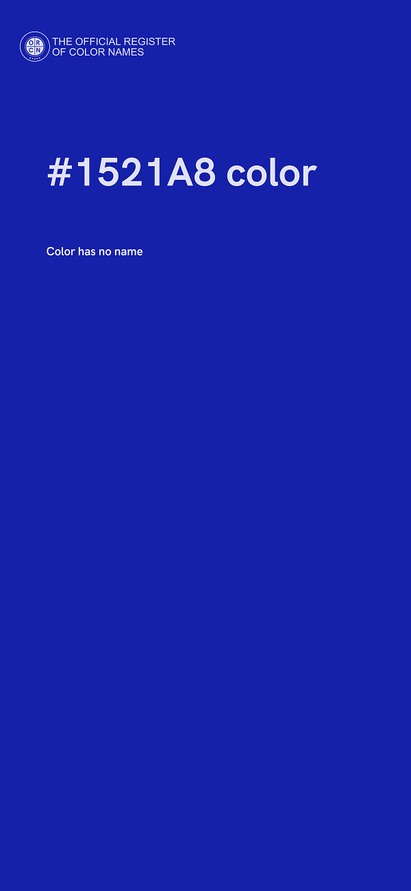 #1521A8 color image