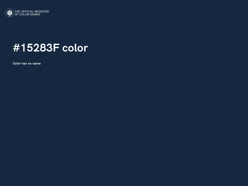 #15283F color image