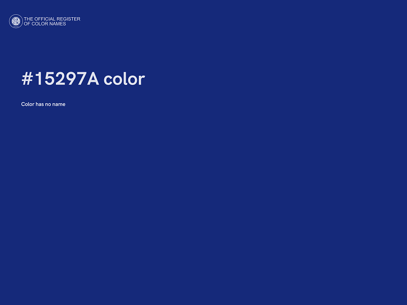 #15297A color image