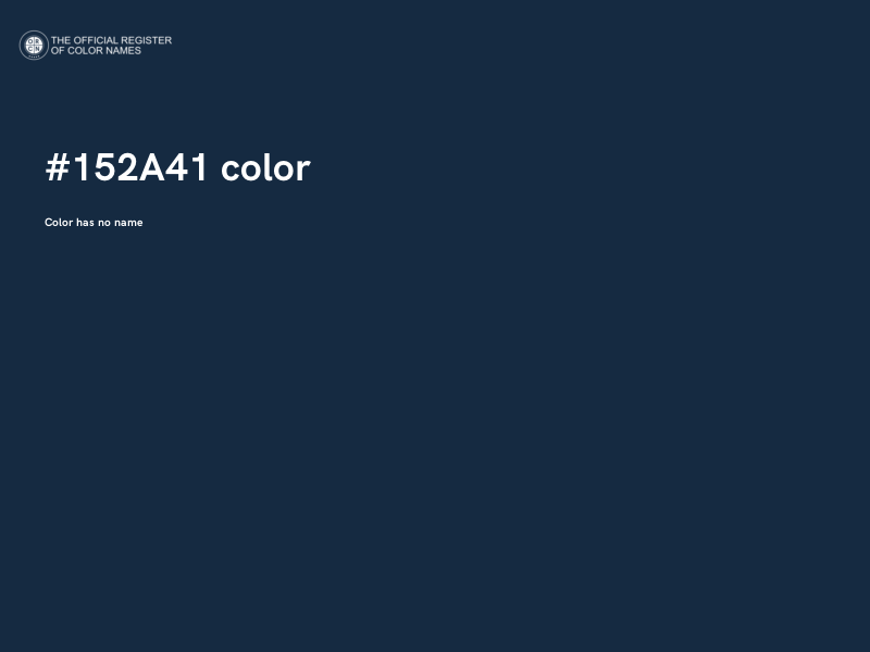 #152A41 color image