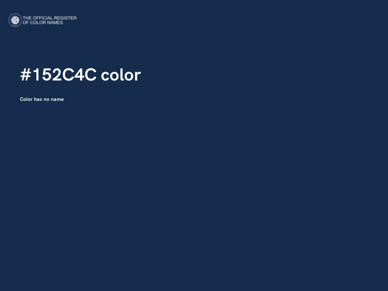 #152C4C color image