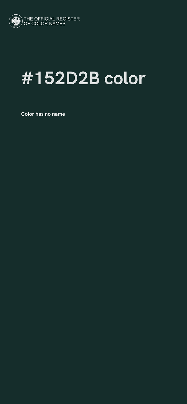 #152D2B color image