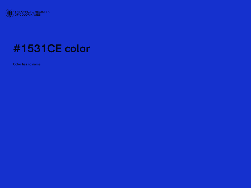 #1531CE color image