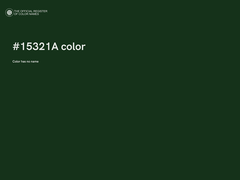 #15321A color image