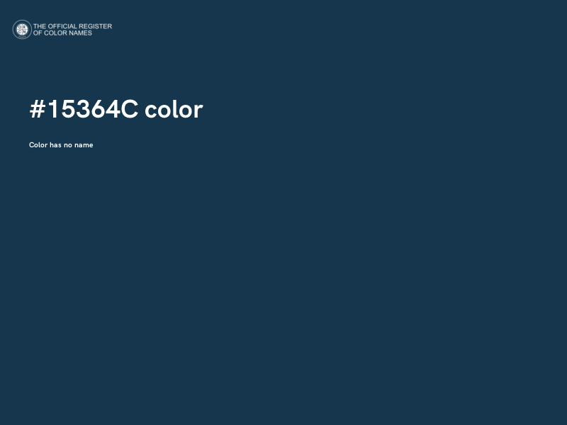 #15364C color image