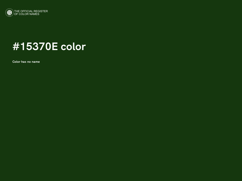 #15370E color image
