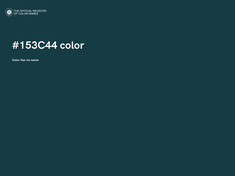 #153C44 color image