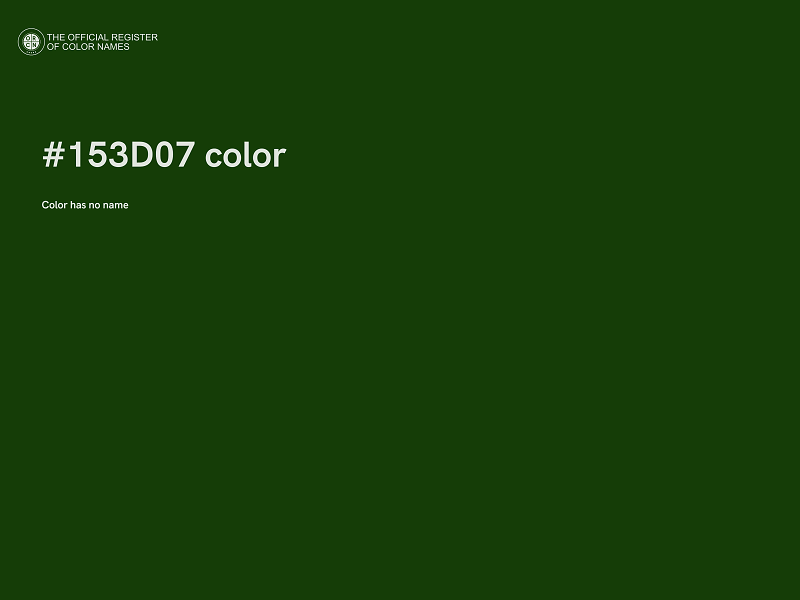 #153D07 color image