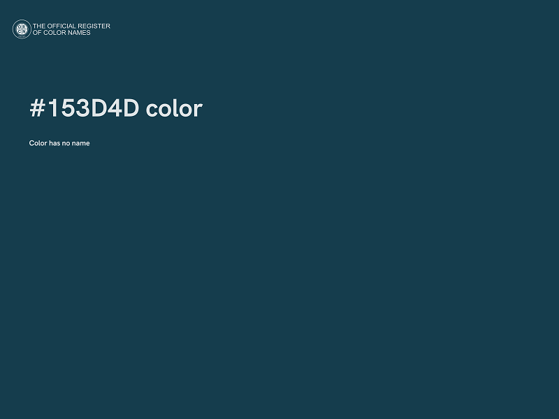 #153D4D color image