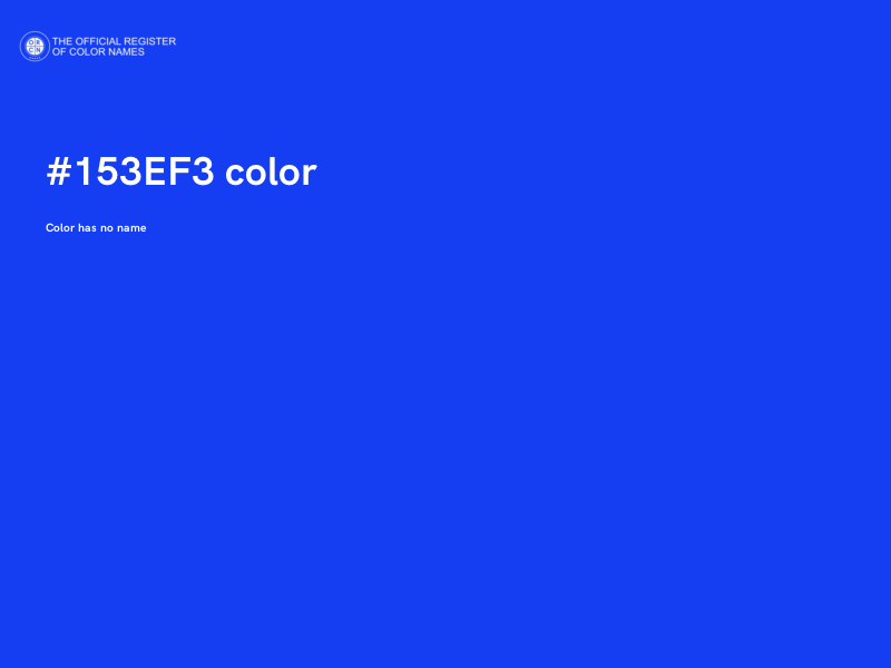 #153EF3 color image